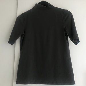 Theory Grey Turtleneck Tee